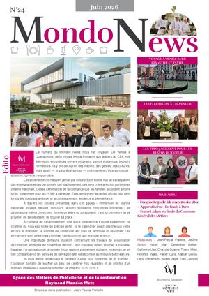 Mondon News 24 - Juin 2026