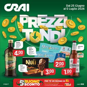 Volantino Crai Sardegna  dal 25 giugno al 5 luglio
