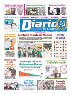 Portada, Jueves 25 De Junio De 2026