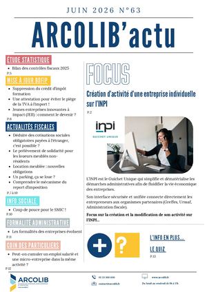 Arcolib'actu N°63