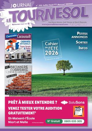 Journal Le Tournesol Juillet/Août 2026
