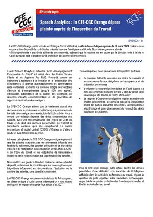 #Numérique Speech Analytics