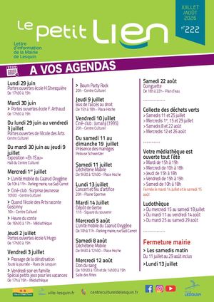 Petit Lien De Juillet Aout 2026