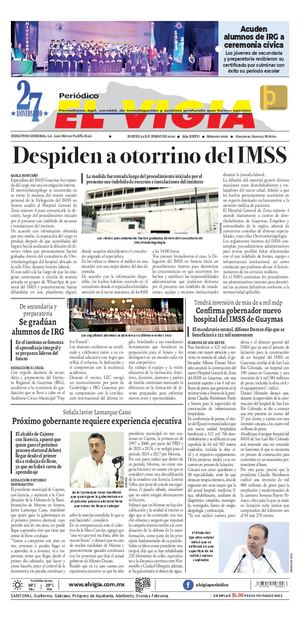 25 de junio del 2026