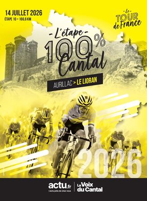 Tour De France Cantal Juillet 2026