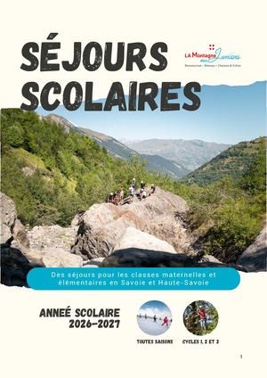Brochure Scolaire 2026/2027 - Cycles 1 à 3