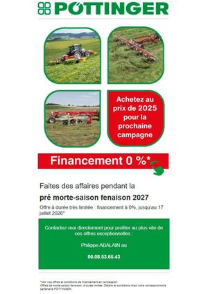 PRE MORTE-SAISON POTTINGER