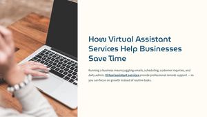 How Virtual Assistant Services Help Businesses Save Time And Grow Faster