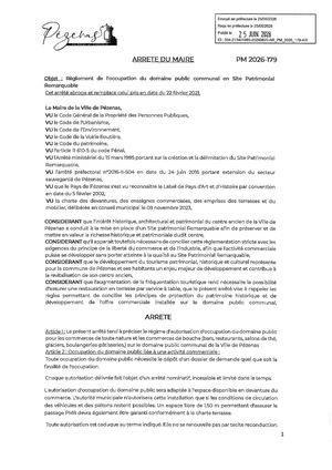 Arrêtés 25 06 26