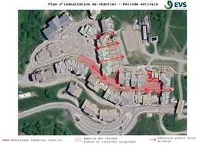Plan Circulation Ete Valmeinier
