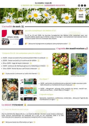Newsletter Avril 2026
