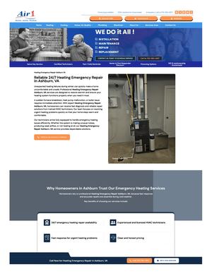 Airone360 Com Services Areas Ashburn Va Heating Emergency Repair