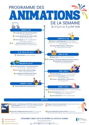 Animations 2026 Le Croisic 27 06 04 07