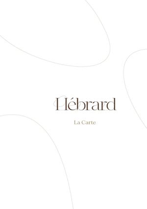 Hebrard Carte Ete 2026
