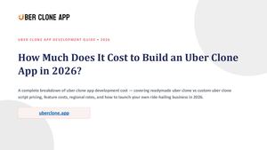 How Much Does It Cost To Build An Uber Clone App In 2026