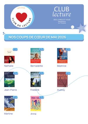 Club De Lecture Mai 2026