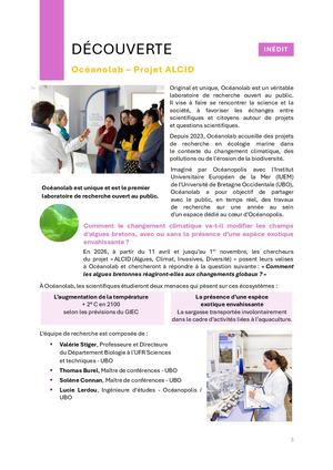 Communiqué de press - Océanolab - 2026