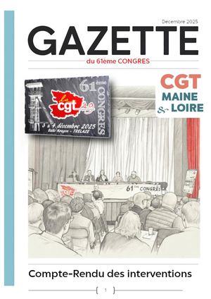 Gazette 61ème Congres