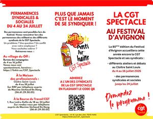 Avignon programme à distribuer
