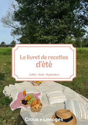 Livret de recettes d'été