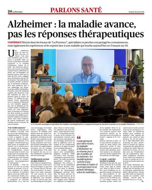 La Provence - Alzheimer
