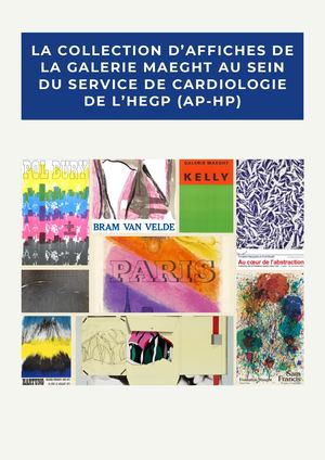 Les affiches du service de cardiologie de l'HEGP