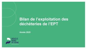 Bilan 2025 des déchèteries de Boucle Nord de Seine