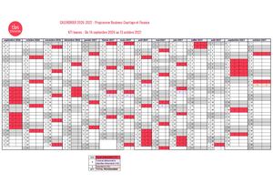 Calendrier Business Courtage&finance 2026 27 Stage