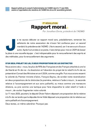 Rapport Moral