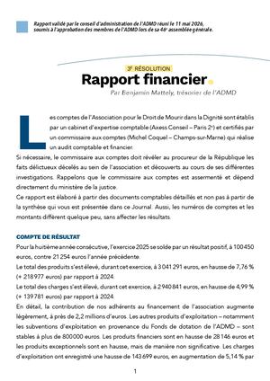 Rapports Financiers