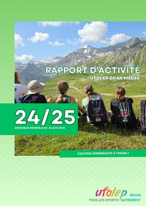 Ufolep Rapport D'activité