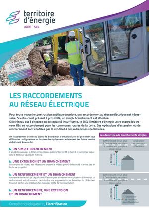 Les raccordements au réseau électrique MAJ