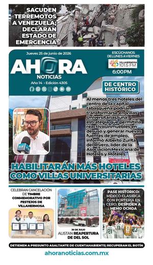 JUEVES 25 DE JUNIO DE 2026