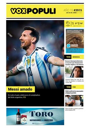 Tapa Vox Jueves 25 06 2026
