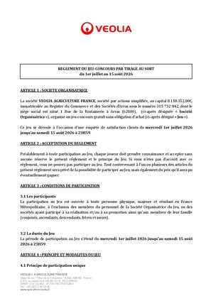 Règlement Jeu Concours Enquête Satisfaction Fertivista Docx