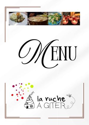 Menu Pdf