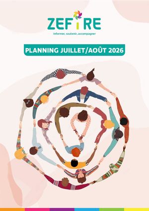 ZEFIRE SUD - Planning Des Permanences Juillet/Août 2026
