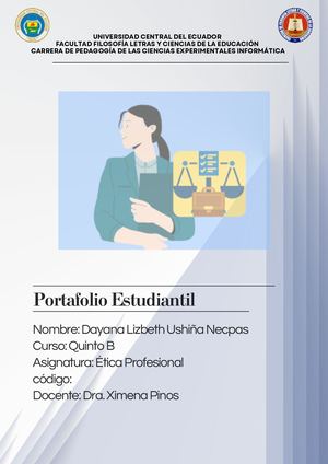 Portafolio Etica Digital Dayana Ushiña