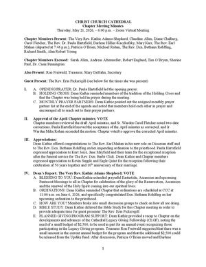 Ccc Chapter Minutes May 2026 Approved