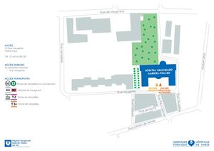 Plan D'accès Vaugirard Gabriel Pallez 2024