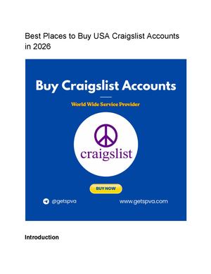 Best Places To Buy Usa Craigslist Accounts In 2026