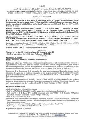 CIASdelib16012026 10 Création Des Postes Et Du Tableau Des Emplois