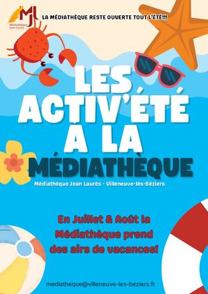 Programme D'été Médiathèque Jean Laurès 1