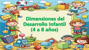 Dimensiones Del Desarrollo Infantil