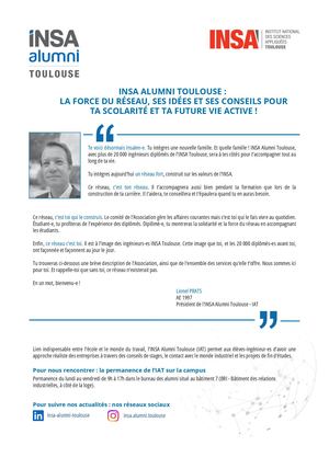 INSA Alumni Toulouse, 2026