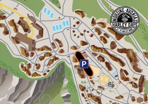 Harleys Days Plan Parking Des Motards