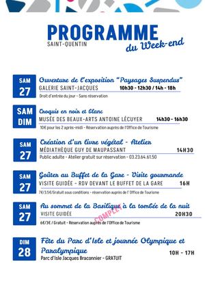 Programme Du We Sem 26