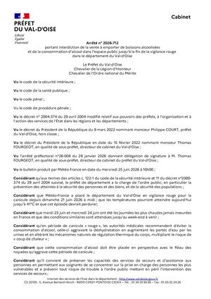 Ap N°2026 712 Interdiction Consommation Alcool