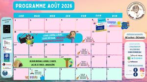 Calendrier Août