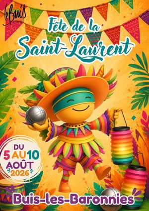 Flyers - Fête de la Saint-Laurent | Buis-les-Baronnies